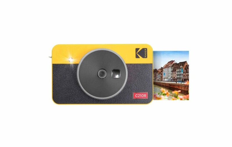 pcz-0192143001409 Kodak Mini Shot 2 Retro -Instant Camera & Photo Printer (5.3 x 8.6 cm), iOS & Android BT + 8 Sheets - Image 1