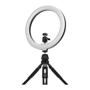 Streamplify Light 10 Streaming Ring Light - Black - 26cm & tripod - selfie stick - Image 4