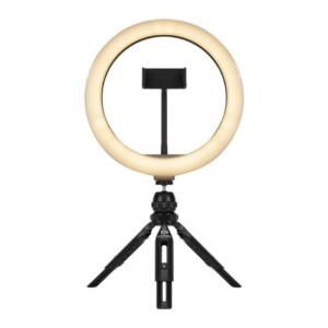 Streamplify Light 10 Streaming Ring Light - Black - 26cm & tripod - selfie stick - Image 6
