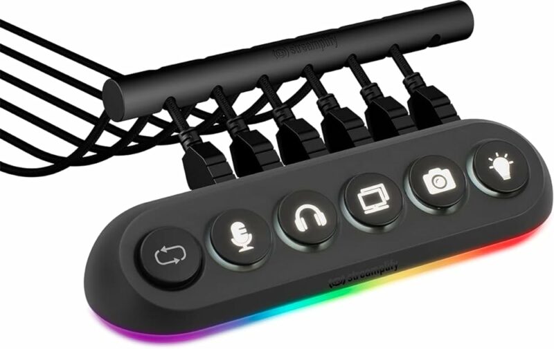 Streamplify HUB DECK 5 -  5 Port Streaming Deck 4x USB 3.0, 1x USB 2.0, RGB, 12V - Image 3