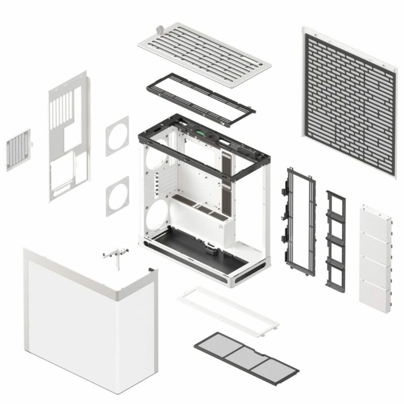 HAVN HS 420 white Premium Midi Tower Case - without vertical GPU support - Image 9
