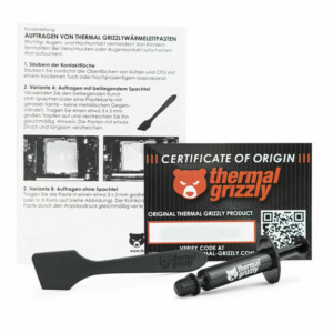 Thermal Grizzly TG Kryonaut  - 1 g Extremely High Performance Thermal Paste for Overclocking GPU CPU - Image 2