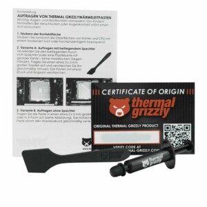 Thermal Grizzly TG Aeronaut  - 1g Conductive High Performance Thermal Paste Air CPU GPU - Image 4