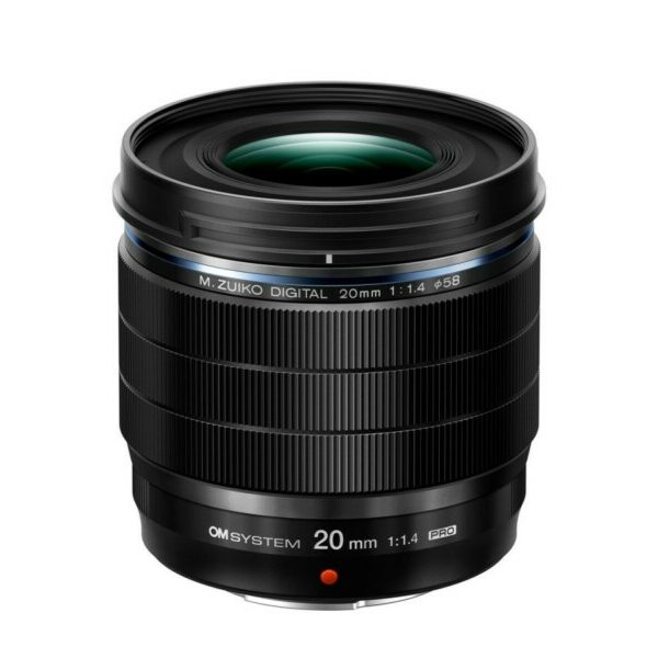 Olympus OM SYSTEM M.Zuiko PRO Digital ED 20mm 1:1.4  incl. Lens hood & Wrapping cloth