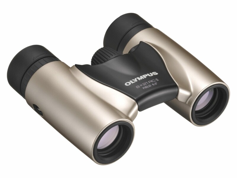 pcz-4545350054908 Olympus 8X21 RC II CHAMPAGNE GOLD Binoculars - Image 1