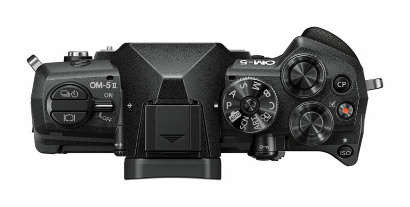 Olympus OM-5 II body black, BLS-50 Battery, Eyecup, USB Connection Cable, Shoulder Strap - Image 3