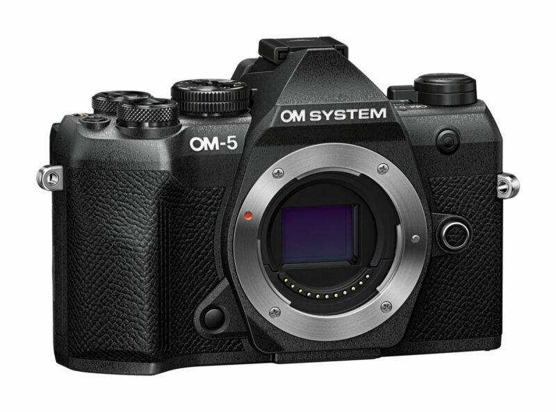 Olympus OM-5 II body black, BLS-50 Battery, Eyecup, USB Connection Cable, Shoulder Strap - Image 4