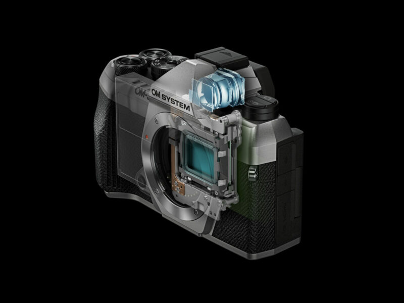 Olympus OM-5 II body black, BLS-50 Battery, Eyecup, USB Connection Cable, Shoulder Strap - Image 5