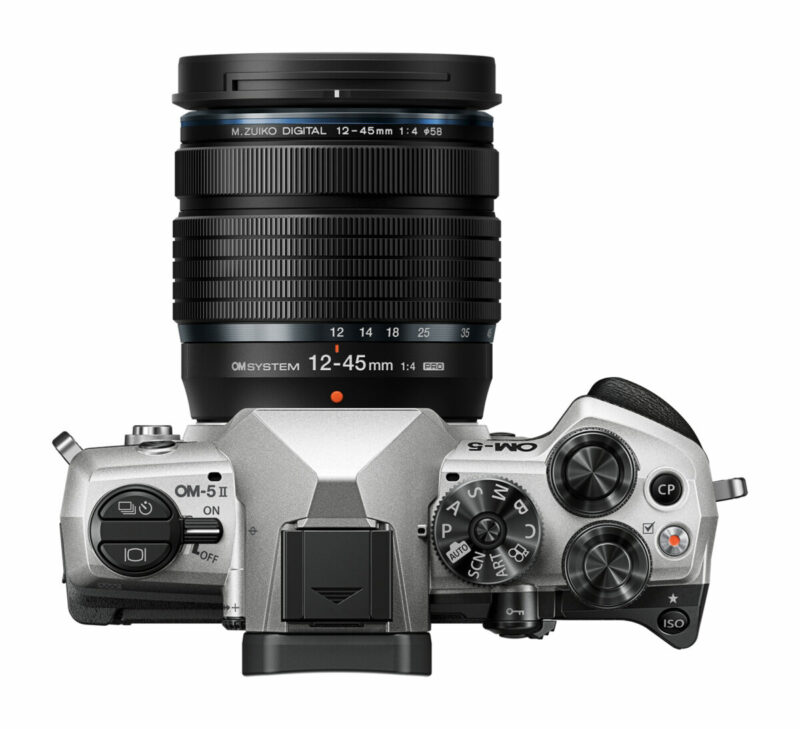 Olympus OM-5 II 1245 Kit silver, OM-5 II body silver, M.Zuiko Digital 12-45mm F4 PRO lens Black - Image 2