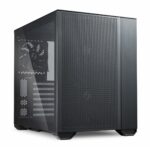 Lian Li O11 AIR MINI Black PC Case ATX / M-ATX with 3 standard Fans (front 120mmx2, rear 120mmx1) Me