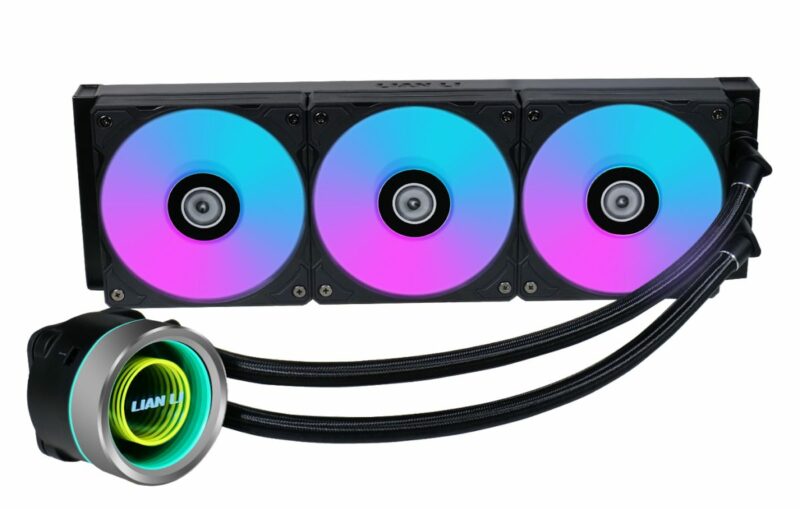Lian Li Galahad II Trinity 360 Black - AIO GPU Liquid Cooler  with ARGB Fans - Image 3