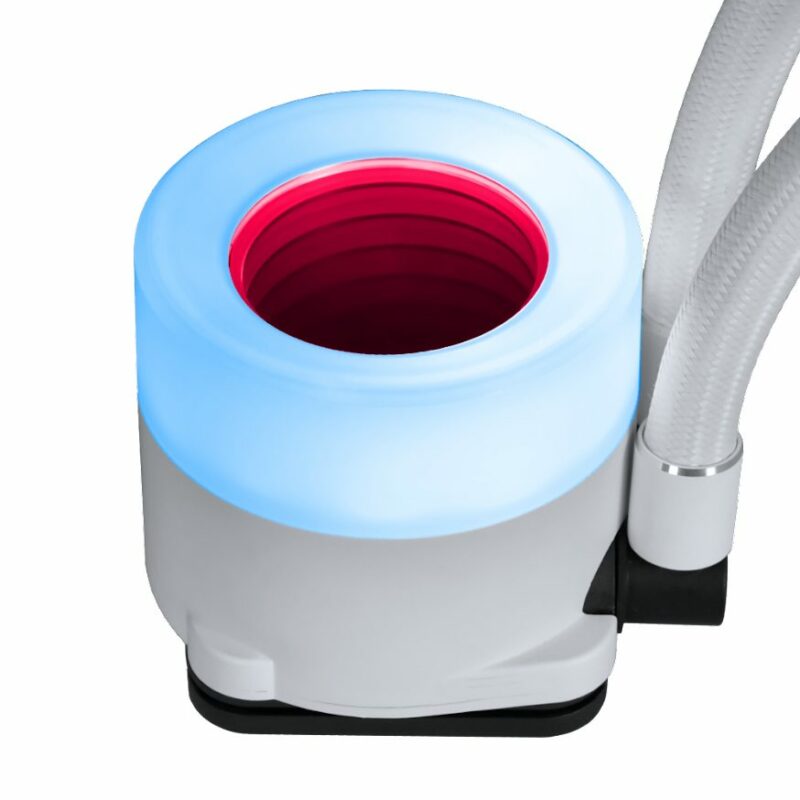 Lian Li Galahad II Trinity 360 White - AIO GPU Liquid Cooler  with ARGB Fans - Image 7