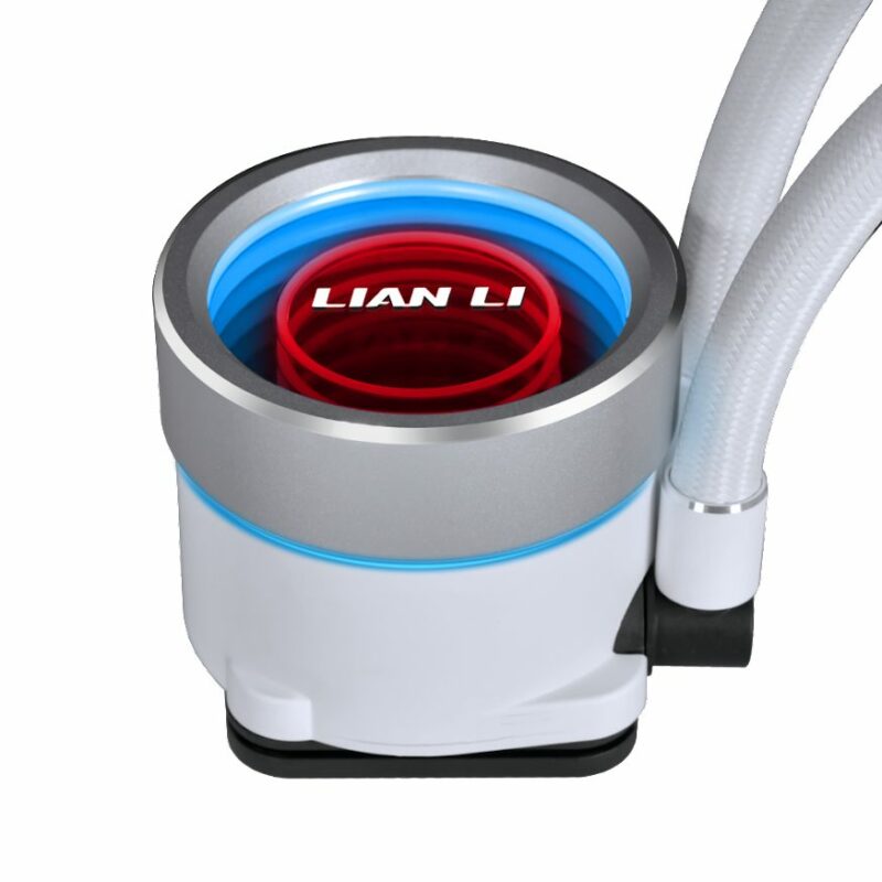 Lian Li Galahad II Trinity 360 White - AIO GPU Liquid Cooler  with ARGB Fans - Image 8