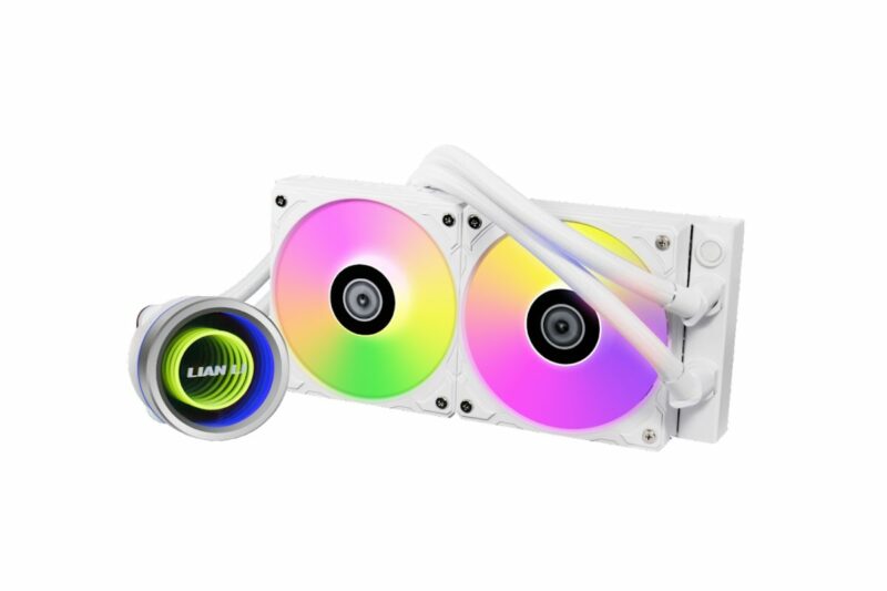 Lian Li Galahad II Trinity 240 White - AIO GPU Liquid Cooler  with ARGB Fans - Image 2
