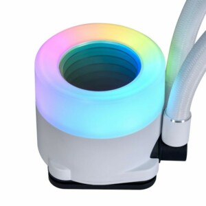 Lian Li Galahad II Trinity 240 White - AIO GPU Liquid Cooler  with ARGB Fans - Image 12
