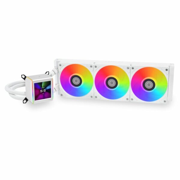 Lian Li Galahad II LCD 360 White - AIO GPU Liquid Cooler  with ARGB Fans