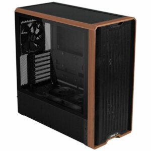 Lian Li LANCOOL 217 Black - Wood Accent - ATX PC Case (5 FANS) 2 x 170mm, 1 x 140mm & 2 x 120mm PWM - Image 2