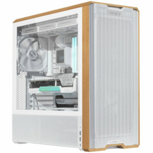 Lian Li LANCOOL 217 White - Wood Accent - ATX PC Case (5 FANS) 2 x 170mm, 1 x 140mm & 2 x 120mm PWM - Image 6
