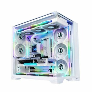 Lian Li O11 Vision Compact White - White EATX(under 280mm)/ATX 2 top panels 360AIO  Tower PC Case - Image 5