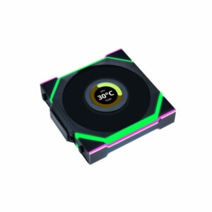 Lian Li UNIFAN SL Wireless LCD 120 -3PCS Reverse Black (Triple pack include Controller) - Case Fan - Image 5