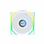Lian Li UNIFAN SL Wireless LCD 120 -3PCS Reverse White (Triple pack include Controller) - Case Fan - Image 3