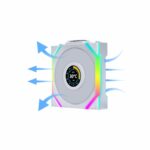 Lian Li UNIFAN SL Wireless LCD 120 -3PCS Reverse White (Triple pack include Controller) - Case Fan - Image 5