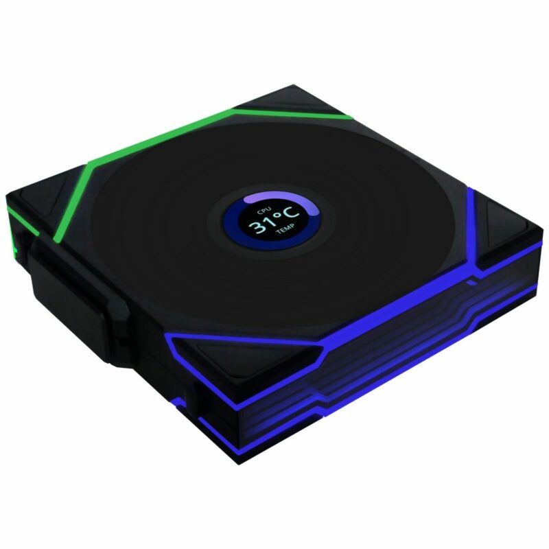 Lian Li UNI FAN TL-LCD Wireless 120 Black (1pc) Case Fan - No Controller Included - Image 3
