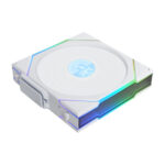 Lian Li UNI FAN TL-LCD Wireless Reverse 120 White (1pc) Case Fan - Image 2