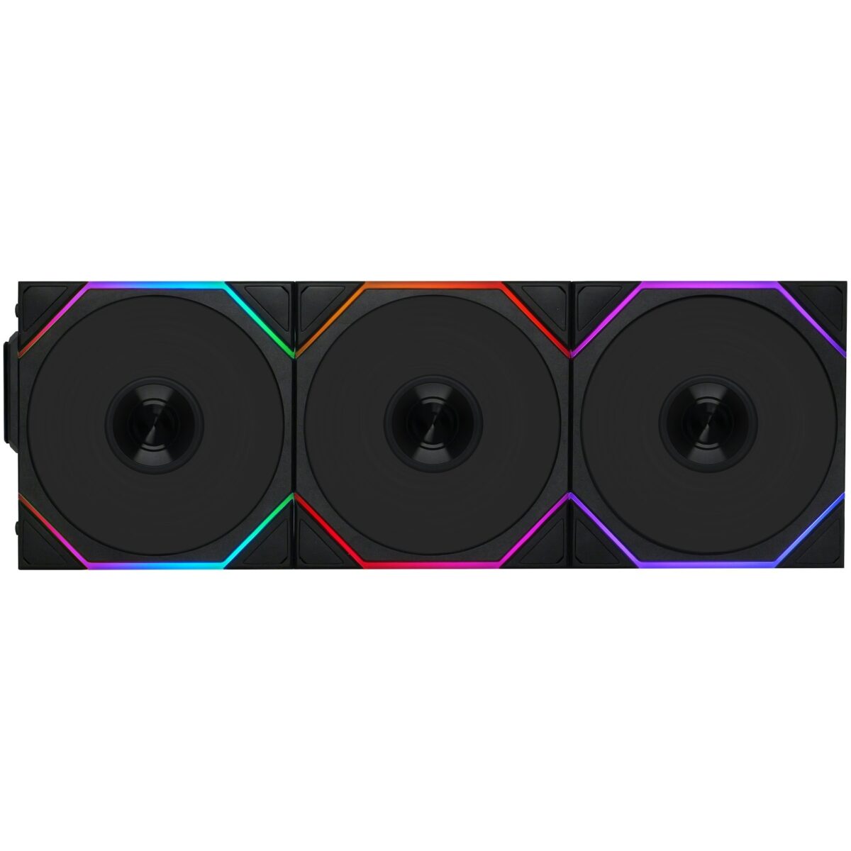 pcz-4718466017314 Lian Li UNI FAN TL Wireless 120 Black (3pcs & controller) Case Fan - Image 1