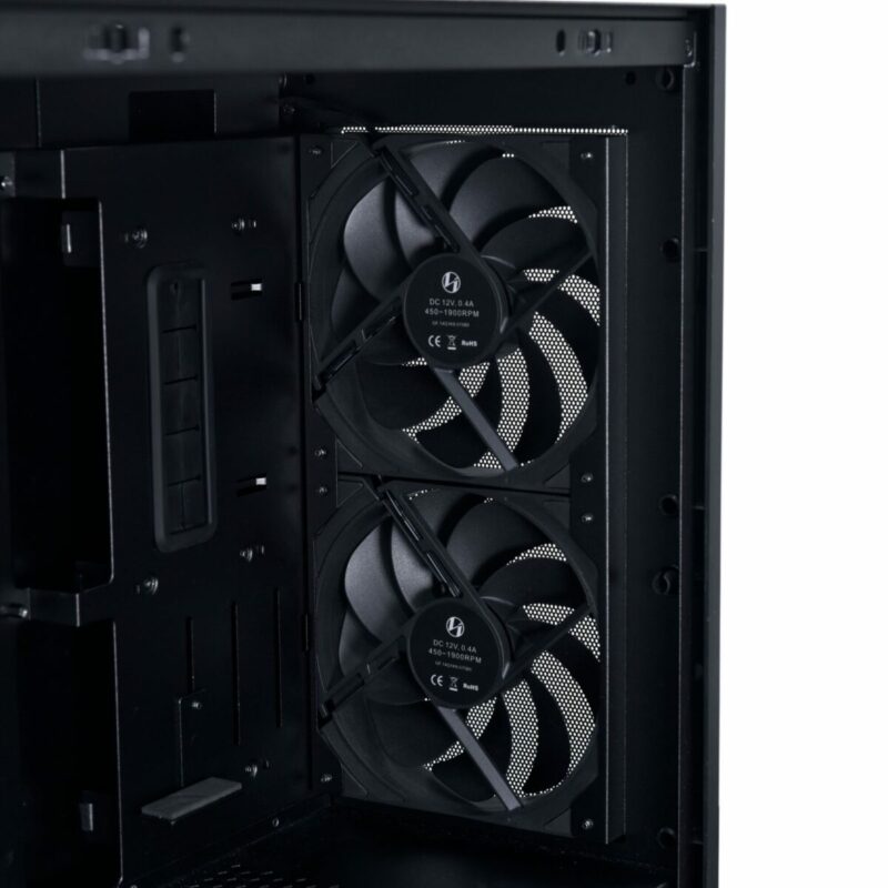 Lian Li LANCOOL 207 DIGITAL Black - 6" LCD Screen - ATX PC Case (4 FANS) 2 x 140mm & 2 x 120mm PWM - Image 4