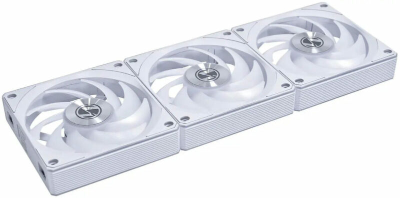 Lian Li UNI RGB FAN CL WIRELESS 120mm Reverse Blade White - (3pcs) - W/ controller - Static Pressure - Image 2