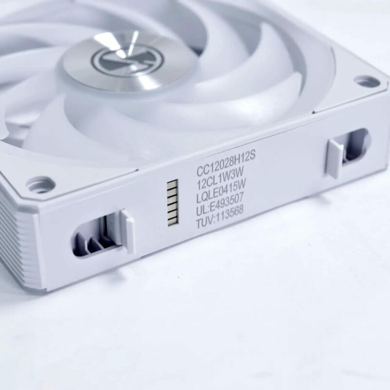 Lian Li UNI RGB FAN CL WIRELESS 120mm Reverse Blade White - (3pcs) - W/ controller - Static Pressure - Image 5