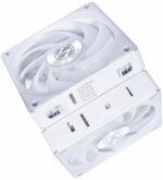 Lian Li UNI RGB FAN CL WIRELESS 120mm Reverse Blade White - (3pcs) - W/ controller - Static Pressure - Image 7