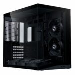Lian Li O11D Mini V2 FLOW BLACK - ATX PC GAMING CASE - 5x FANS - IMPROVED AIRFLOW - GPU SUPPORT BRAC