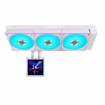 Lian Li Hydroshift II LCD-S 360CL White - RGB AIO CPU Cooler - 3.4" Screen - 1851/1700, AM5/AM4 - Image 4