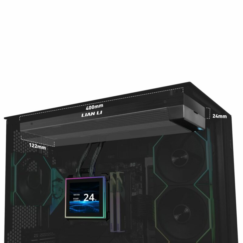 Lian Li Hydroshift II LCD-S 360N Black - Fanless AIO CPU Cooler - 3.4" Screen - 1851/1700, AM5/AM4 - Image 5