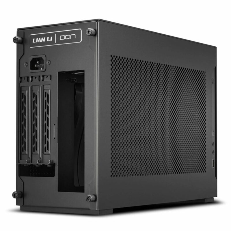 Lian Li A4-H2O PCIe 5 Black - Mini-ITX PC Gaming Case - GPU Clearance 322 mm - Aluminum - SFX PSU - Image 4
