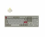 Keychron V6 Max Retro (V6M-R4) QMK/VIA BT/2,4/Wired Custom Mechanical Keyboard Banana Switch 100%
