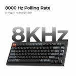 Keychron V1 Ultra (V1U-D1) QMK/VIA 8K Wireless Custom Mechanical Keyboard Red Switch RGB 75% US - Image 3