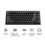 Keychron V1 Ultra (V1U-D3) QMK/VIA 8K Wireless Custom Mechanical Keyboard Brown Switch RGB 75% US - Image 3