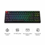Keychron C3 Pro (C3PX-H3) QMK/VIA Mechanical Brown Switch - 8K Polling Rate Hot Swap. 80% US RGB - Image 3