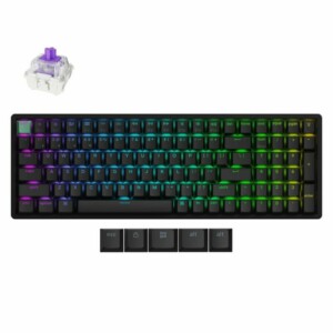 Keychron K4 HE (K4H-J1) Shine-Through Wireless Magnetic Hall Effect RGB Keyboard 96% US Layout