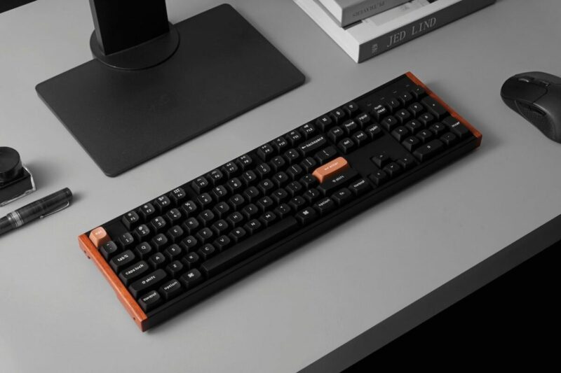 Keychron K10 HE (K10H-F1) Special Wood Edition Wireless Magnetic Hall Effect RGB Keyboard 100% US - Image 3