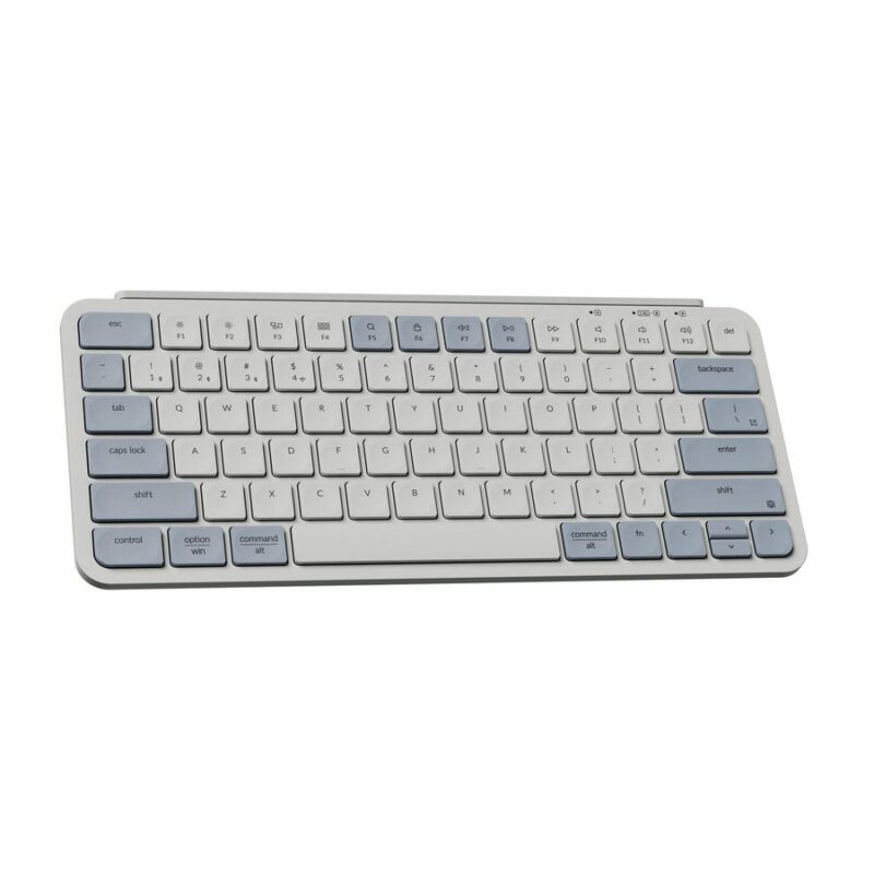 Keychron B1 Pro (B1P-K11) Ultraslim Mini Wireless BT Keyboard ZMK Online customize Retro Blue 75% US - Image 2