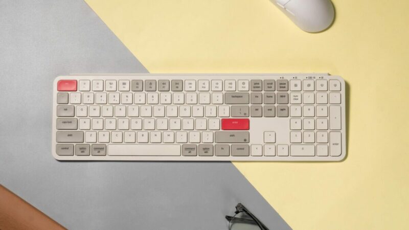 Keychron B6 Pro (B6P-K13) Ultraslim Wireless Keyboard ZMK Online customization - Retro Red 100% US - Image 3