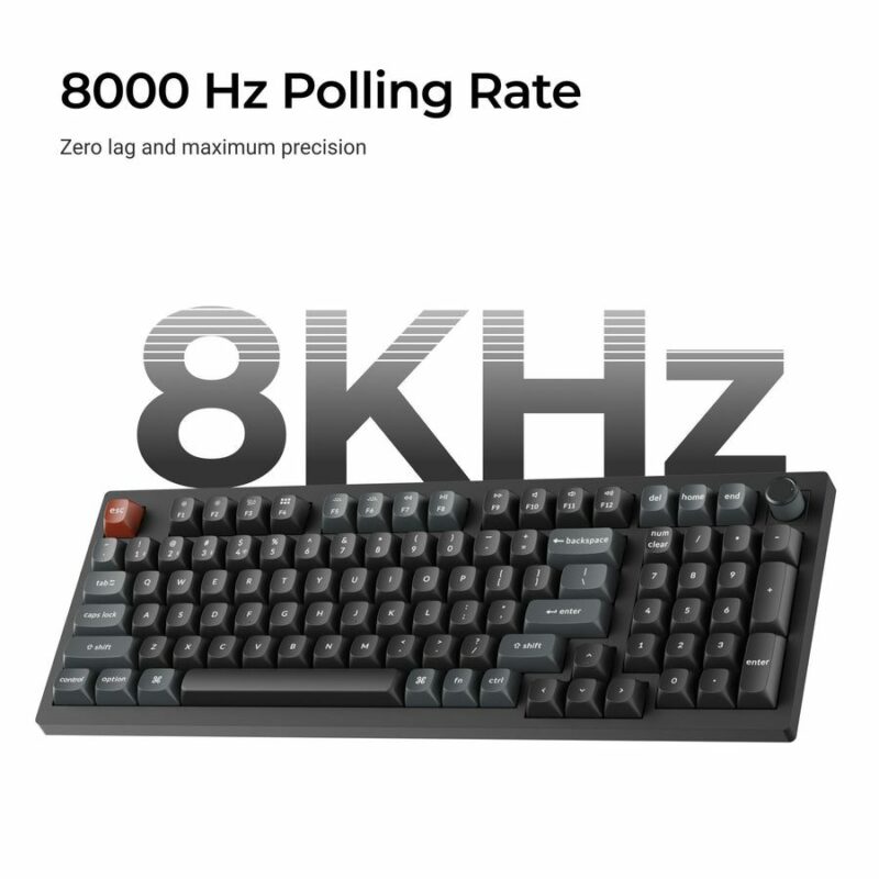 Keychron V5 Ultra (V5U-D3) QMK/VIA 8K Wireless Custom Mechanical Keyboard Brown Switch RGB 96% US - Image 4