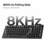 Keychron V5 Ultra (V5U-D4) QMK/VIA 8K Wireless Custom Mechanical Keyboard Banana Switch RGB 96% US - Image 4