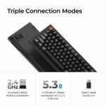 Keychron V5 Ultra (V5U-D4) QMK/VIA 8K Wireless Custom Mechanical Keyboard Banana Switch RGB 96% US - Image 6