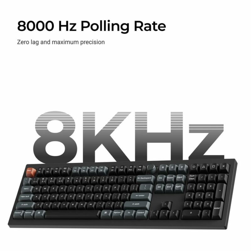 Keychron V6 Ultra (V6U-D1) QMK/VIA 8K Wireless Custom Mechanical Keyboard Red Switch RGB 100% US - Image 3