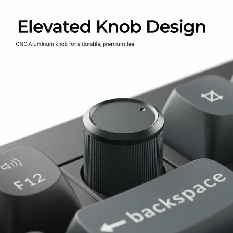 Keychron V6 Ultra (V6U-D1) QMK/VIA 8K Wireless Custom Mechanical Keyboard Red Switch RGB 100% US - Image 6